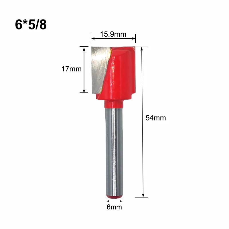 LAVIE 6 мм хвостовик для очистки древесины снизу бит прямой маршрутизатор бит чистый фрезерный Резак Деревообрабатывающие биты мощность машины MC06030