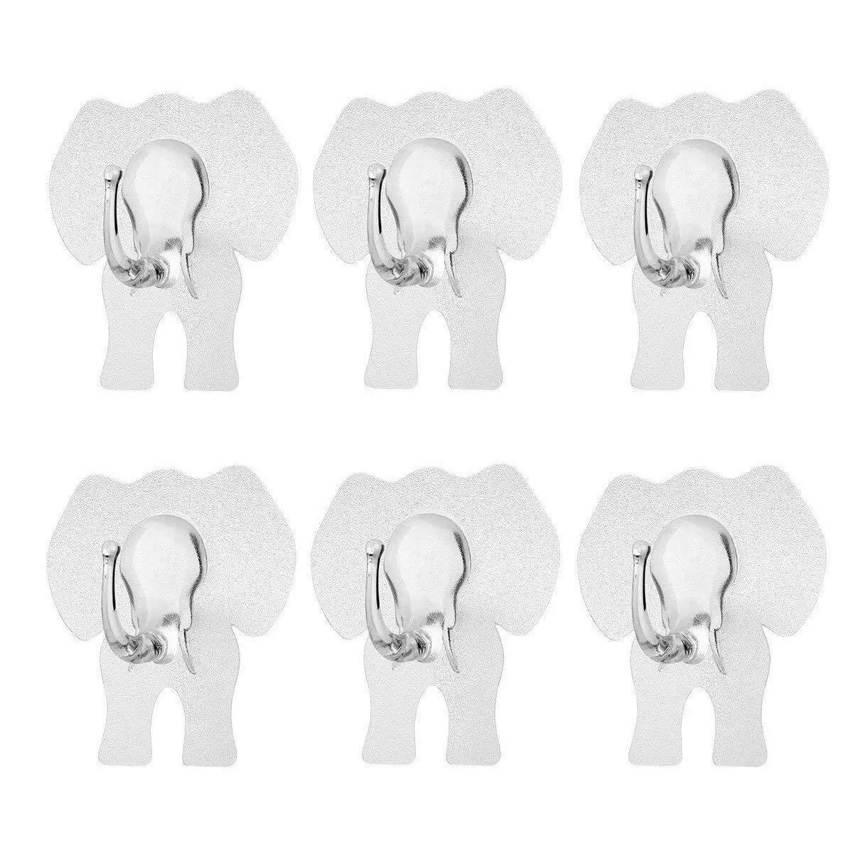 

6pcs Strong Adsorption Traceless Elephant Hook
