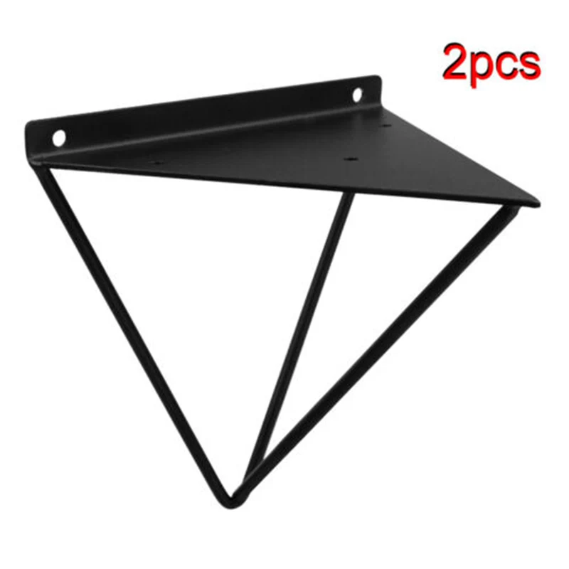 

2pcs/pack 16cm Metal Shelf Bracket Thickened Corner Brace Shelf Triangular Wall Mount Shelf Bracket Support Bench Table