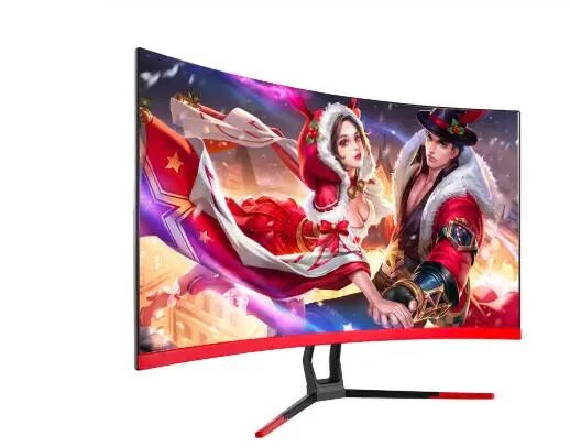 24&quot 27 inch curved screen 75Hz monitor 2k pc HD-MI Power VGA cable | Компьютеры и офис
