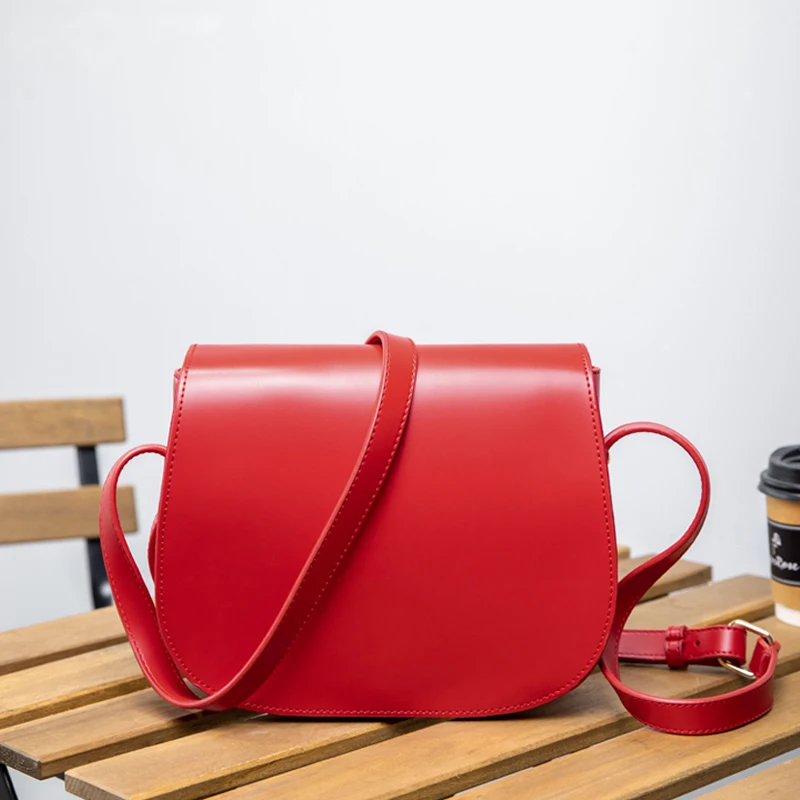 

Retro wild girl small bag 2019 autumn on the new shoulder bag red Women's Messenger Bag