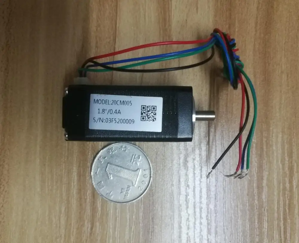 Новый шаговый двигатель Leadshine 20CM005 NEMA 8 с 0 05 Н. М (7 унций в) удерживающий крутящий
