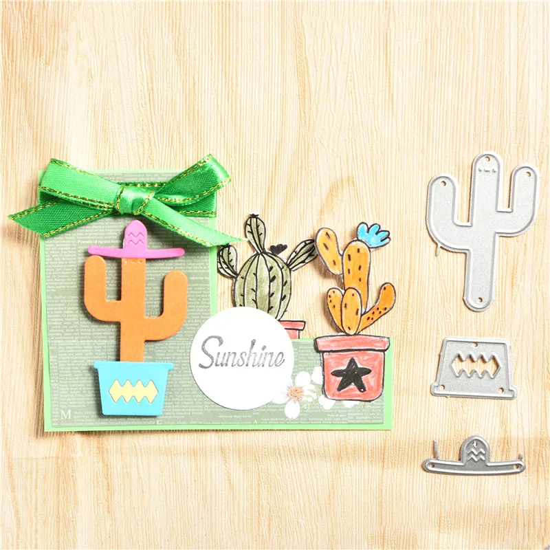 

YaMinSanNiO Succulent Plants Metal Cutting Dies Euphorbia Tirucalli for Making Scrapbooking Dies Embossing Cuts Stencil Craft