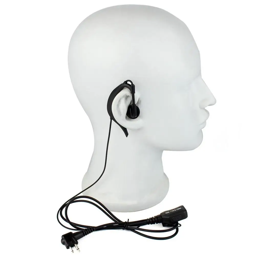2 Pin Retevis R-111 Тип PTT для переносного приемо-передатчика bluetooth наушник регулируемой
