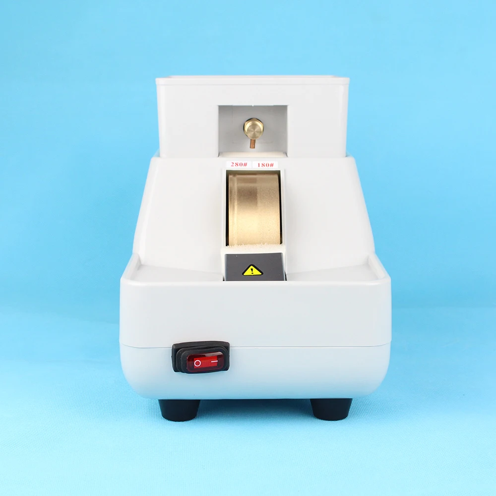 CP-7A-35WV Hand Lens Edger Rough Fine V Shape Double Grinding Wheel Holder Optical Edging Machine