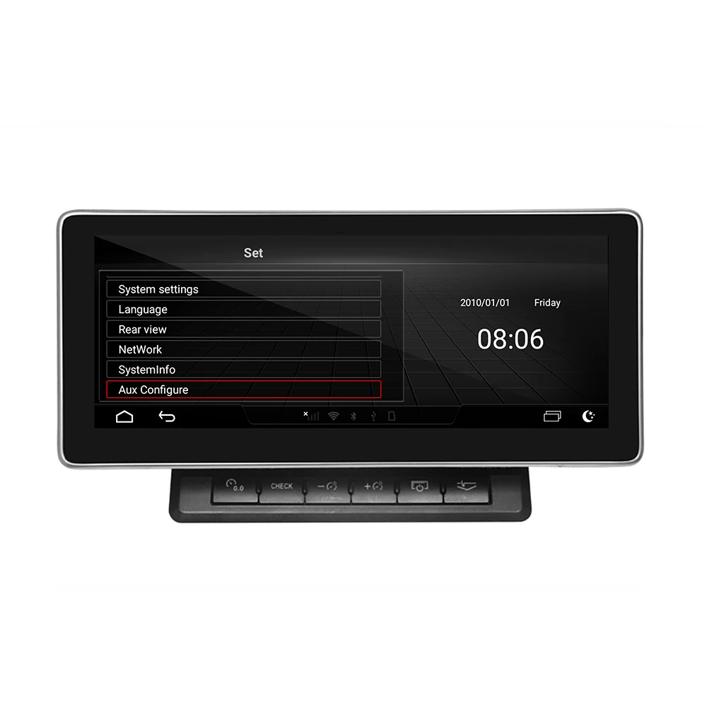 Android 10 Car Multimedia DVD Stereo Radio Player GPS Navigation Carplay Auto for Audi A6(2005-2009) 2G System