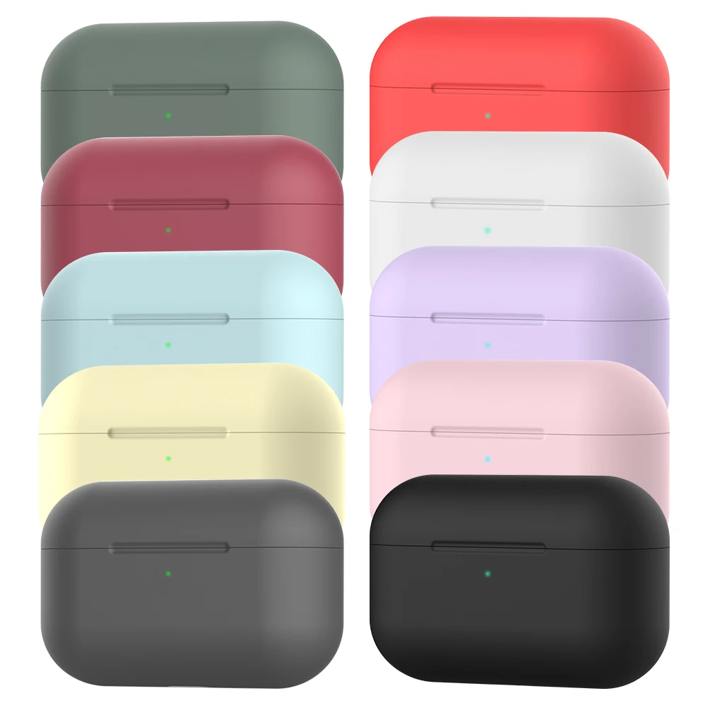 Мягкий силиконовый чехол для наушников для Apple AirPods Pro Чехол s защитный чехол для наушников для AirPods Pro противоударный чехол