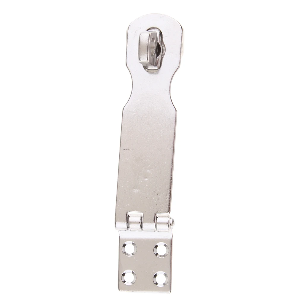4 packs 97mm/63mm Padlock Hasp Door Clasp Gate Lock Stainless Steel Twist Knob for Door Window Security