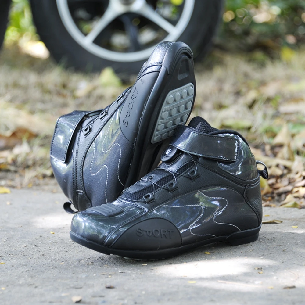 desgastar-resistente protetor sapatos de couro de microfibra para esportes