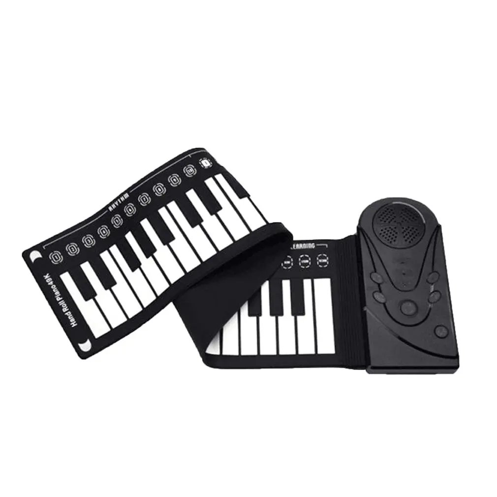 49 спикер ручной рулон электронное пианино портативный складной Электронная Мягкая клавиатура рулон пианино подарок