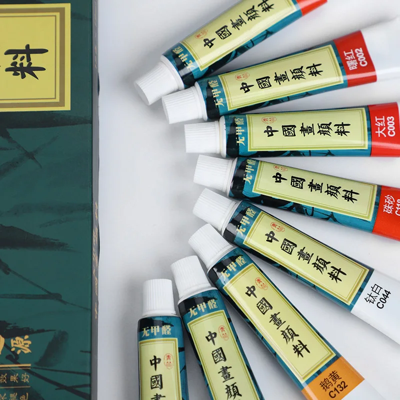 

12/18/24 Colors Acrylic Paints Set Hand Painted Paints Mineral Pigment For Drawing Non-Formaldehyde Craft Paints Art Supplies