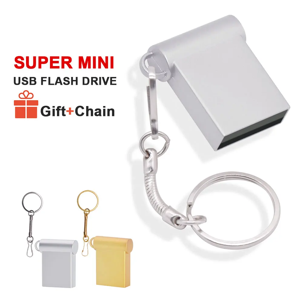 Mini unidad Flash USB 2,0 para fotografía, memoria USB de 4GB, 8GB, 16GB, 32GB, 64GB, 128GB, regalos creativos, disco en U