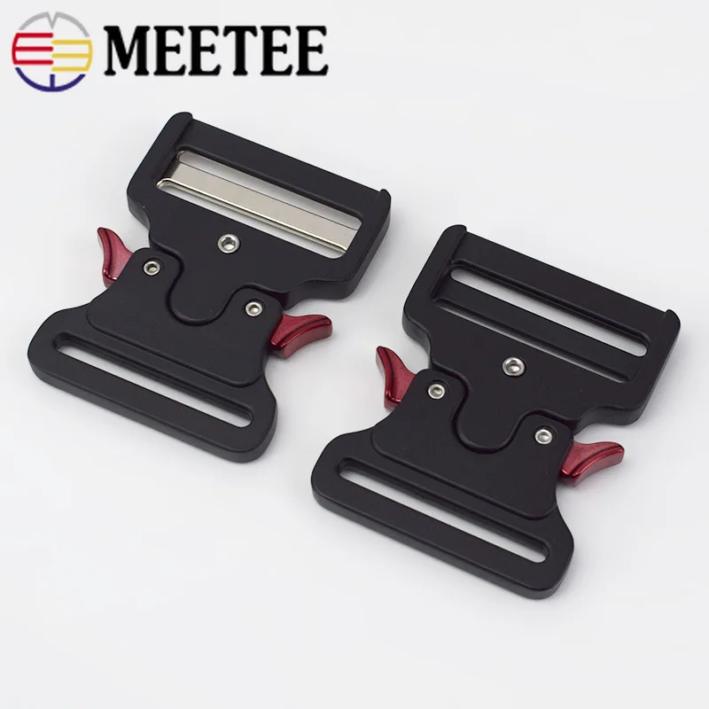 Meetee id50мм уплотненная металлическая пряжка для поясного ремня безопасные