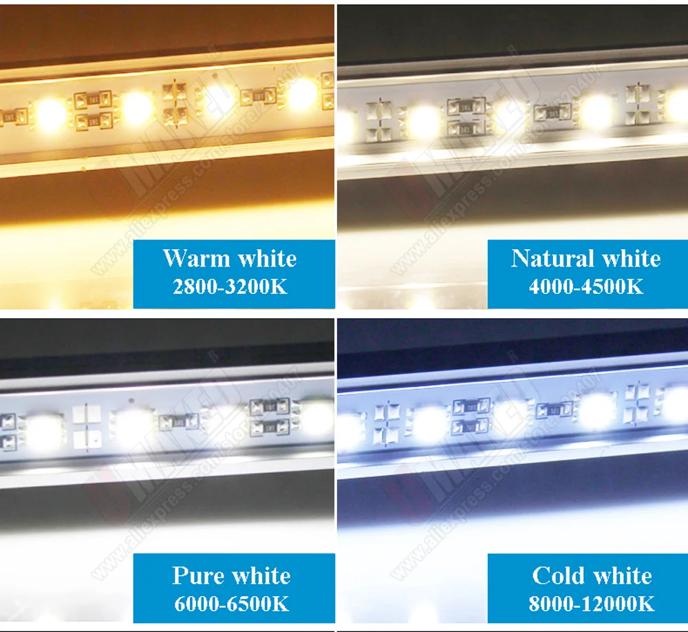 10 шт./лот светодиоды 0 5 м Светодиодная панель smd 5050 5630 7020 8520 12 В светодиодная