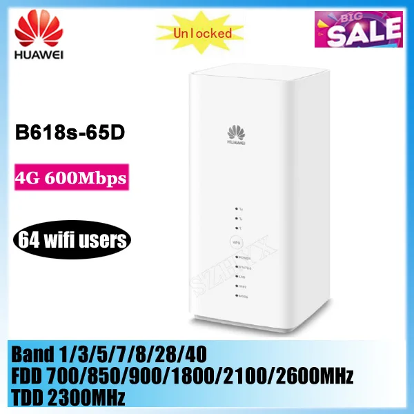 Unlocked Huawei B618 B618s65d With Sim Card Slot Cat11 600mbps 4g Lte