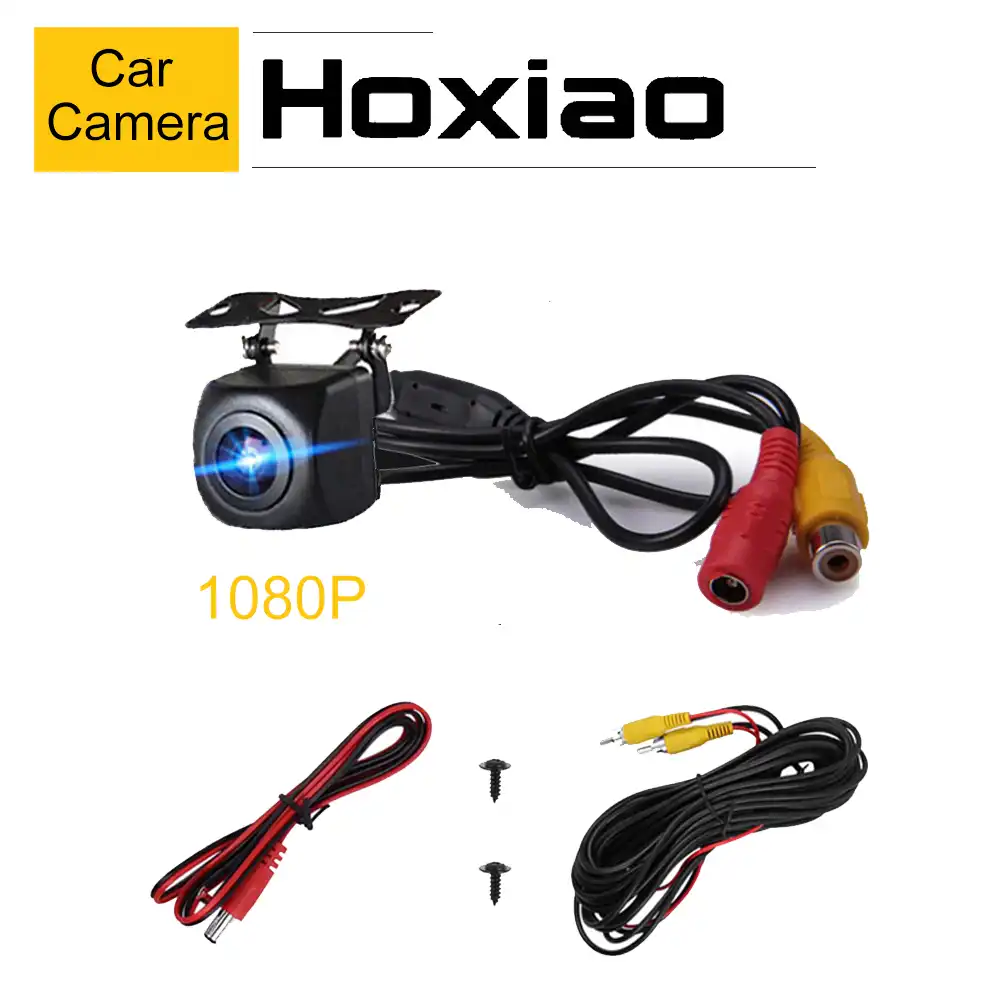 Hoxiao 車のリアビューカメラ Ahd 1080 1080p 12 V バックミラー Hd 駐車モニターバックアップ防水駐車場レーダー 12 Led カメラ Vehicle Camera Aliexpress