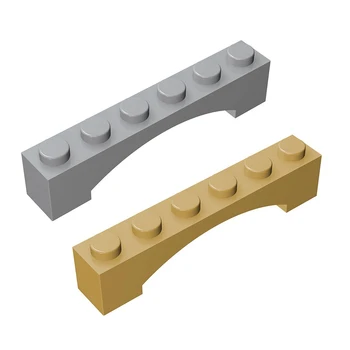 

10pcs/20pcs Brick Arch 1 x 6 Raised Arch DIY Enlighten Block Assembles Particles Educational Creative Gift Children Toys