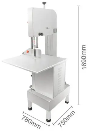 lamb chop Splitter bone saw machine Bone sawing machine Frozen meat slicer Bone cutting machine hard food cutter machine 4