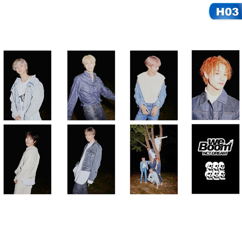 7 шт./компл. NCT127 NCT мечта ломо карты плакат самодельные бумажные фото карты вентиляторы коллекция подарков