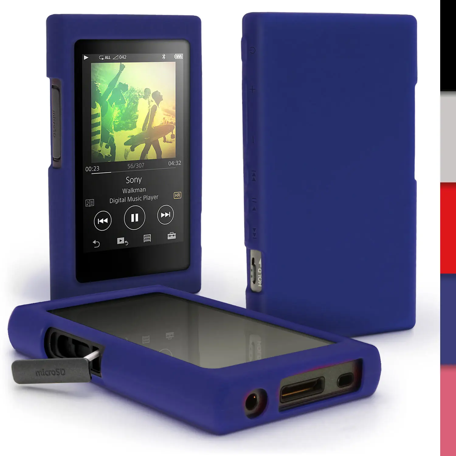 Silicone ipod cover soft silicone protective shell skin case cover for Sony Walkman NW-A55HN A56HN A57HN A50 A55 A56 A57 A45 A46 A47 A35 A36 A37