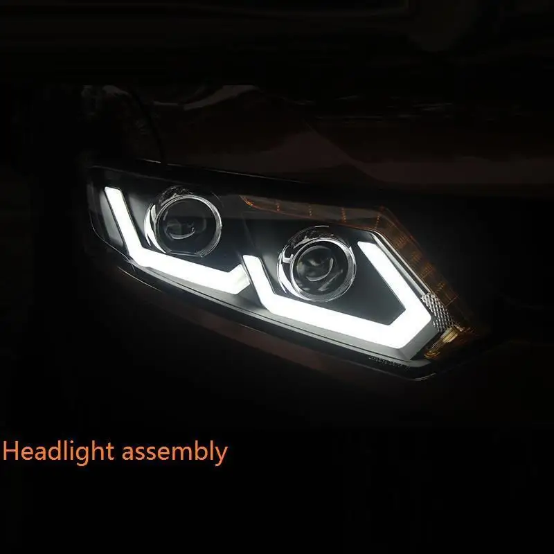 Number 9 Para сборка Cob аксессуар авто Drl ходовые Assessoires светодиодные фонари автомобильные фары 14 15 16 для Nissan X-TRAIL - Цвет: Number 9