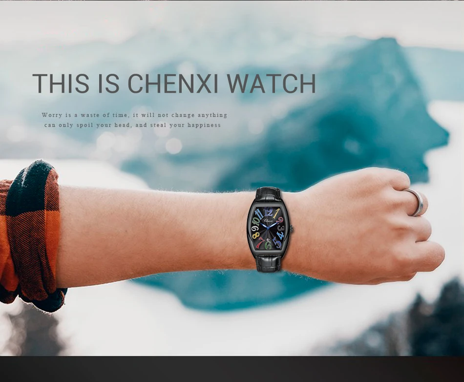 Новинка CHENXI Топ бренд класса люкс мужские s часы мужские часы Дата Бизнес кожаный ремешок для часов кварцевые наручные часы Мужские часы подарок 8217