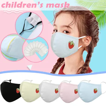 

1pc Kids facemask Cartoon Mask Washable Reusable Pollution Cover Face Masks mascarilla deportiva маски многоразовые#Z20