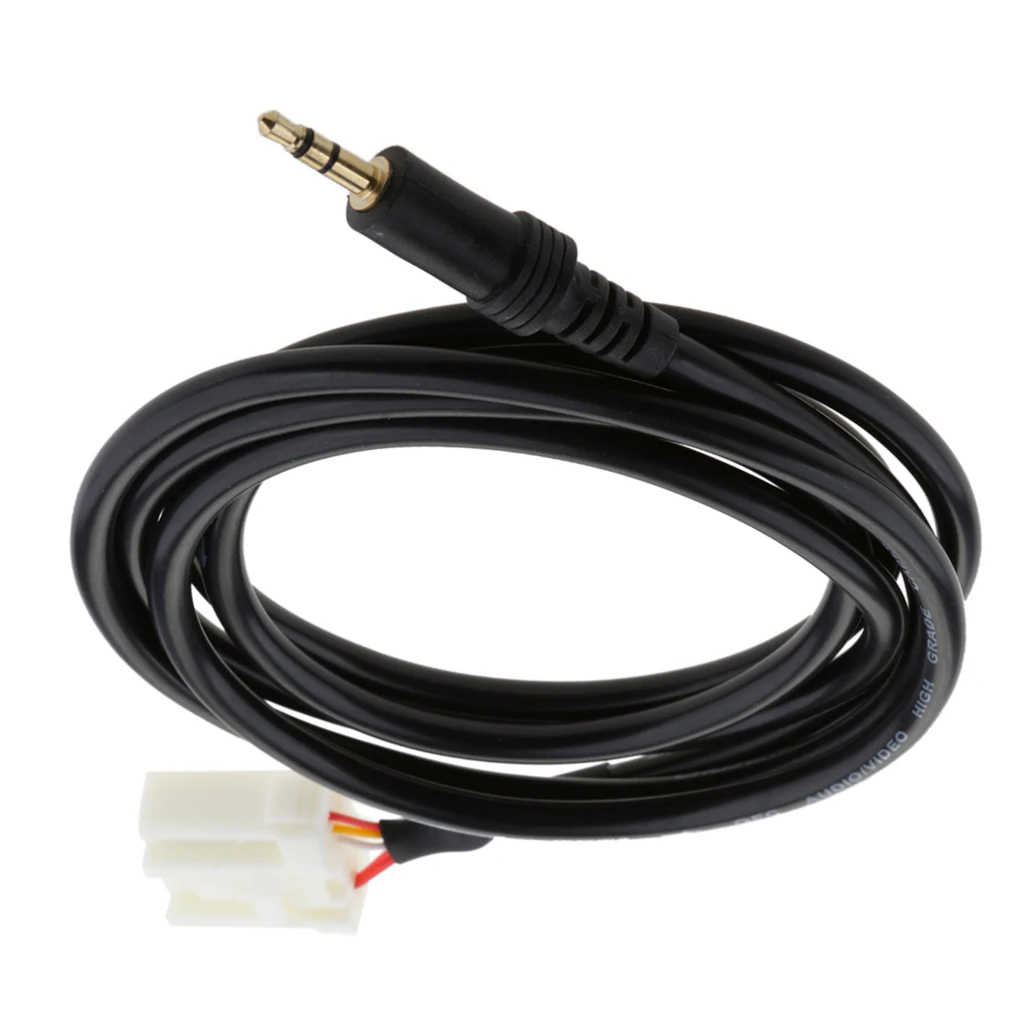 3.5mm Male End AUX Audio Input Cable Car Player Accessories for Mazda 3 5