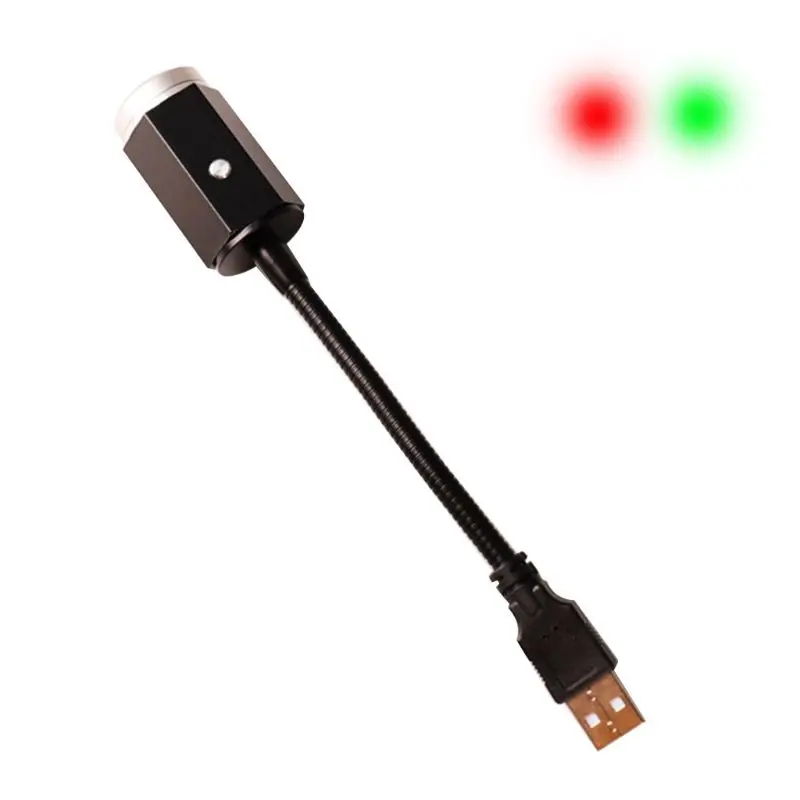 

Two-color Car Roof USB Starry Sky LED Light Auto Interior Projector Night Lamp