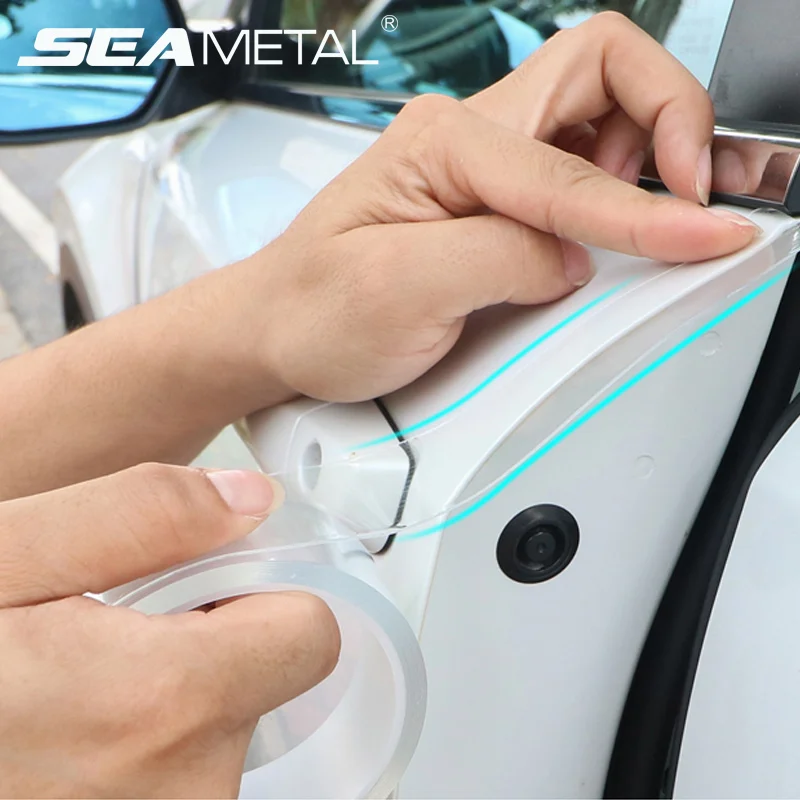 

Car Door Edge Protector Sticker Strip PVC Film Transparent Anti Collision Edge Guard Scratch Protector Rubber Sealed Auto Guard