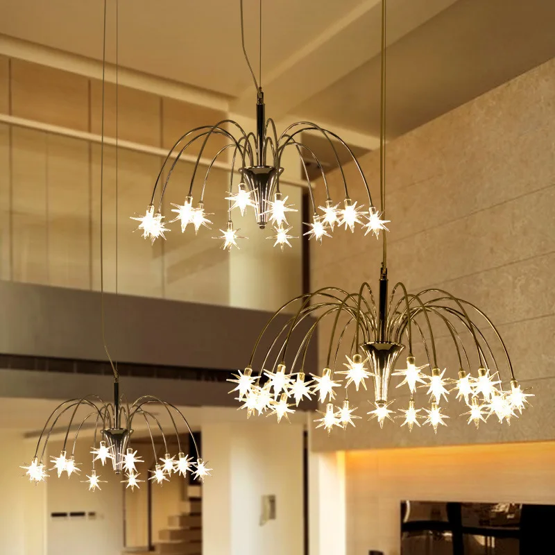 

Post-modern Nordic Herringbone Contemporary Pendant Light Living Room Dining Room Dimmable G9 Bulb Hanging Lamps Led deco