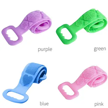 

Soft Scrubber Sponge Multifunction Gift Skin Care for Baby & Adult Body Brush Silicone Towel Family Washcloths Hotel
