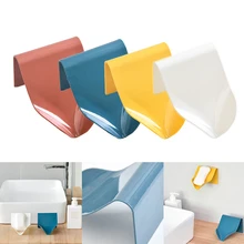 Wall-suction Drain Soap Dish Leafology Decorative Drainage Soap Holders Soap Holder Storage Container Home Bathroom Accessories