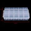 16.6*9.7*4.1cm Plastic 20 Compartments Fishing Tackle Box for Fishing Lures Baits Hooks Storage Case ► Photo 3/6