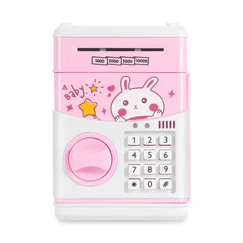 

Piggy Bank Safe ATM Bank Saving Box Music Money Box Electronic Piggy bank Cat Paper Money Cash Coin Bank