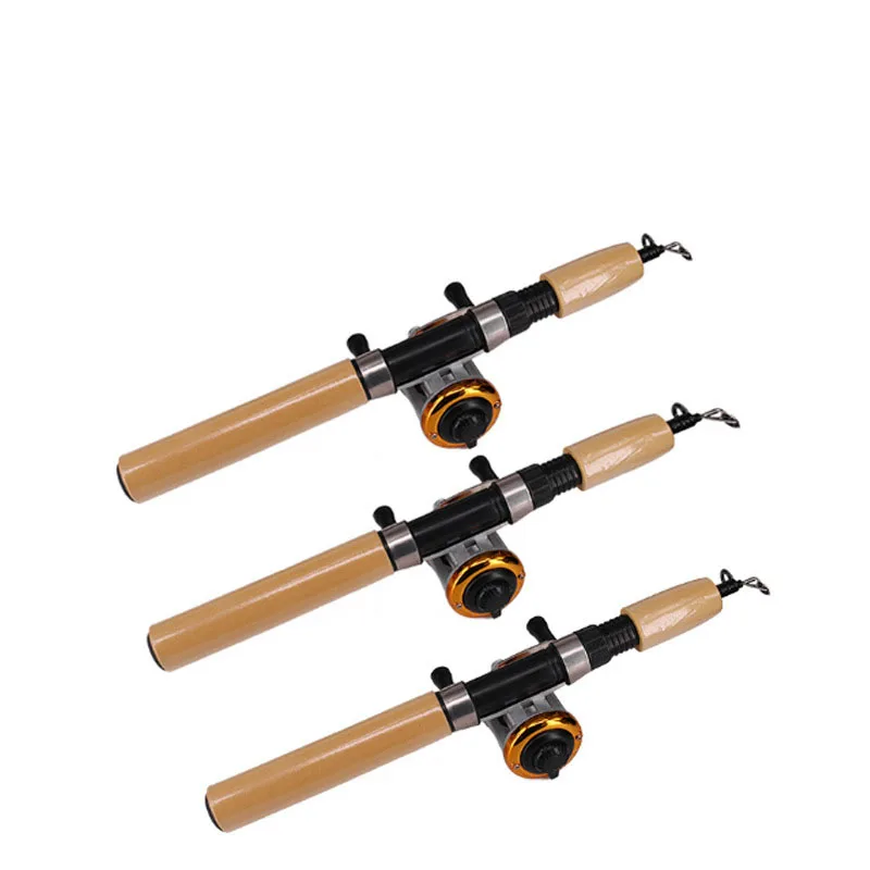 

New ice fishing rod Portable self-contained fishing line mini ice fishing set Fishing rod Free mailing