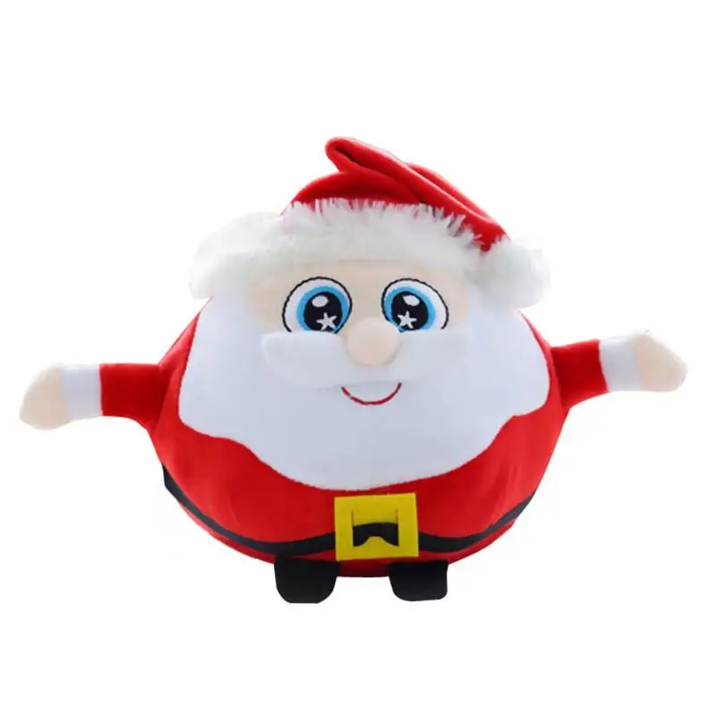 Dancing Santa Claus Electric Music Children Toy Dolls Christmas Santa Claus Figure Twisted Hip Twerking Singing Electric Toys - Цвет: B