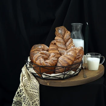 

Artificial bread Opal chocolate bread food model Simulated bread backing photography tools home decoration accessory