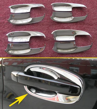 

Chrome Door Handle Bowl Cup Cover Trim Fit For Subaru XV Crosstrek Forester SJ Accessories 2014 2015 2016 2017 2018 Parts
