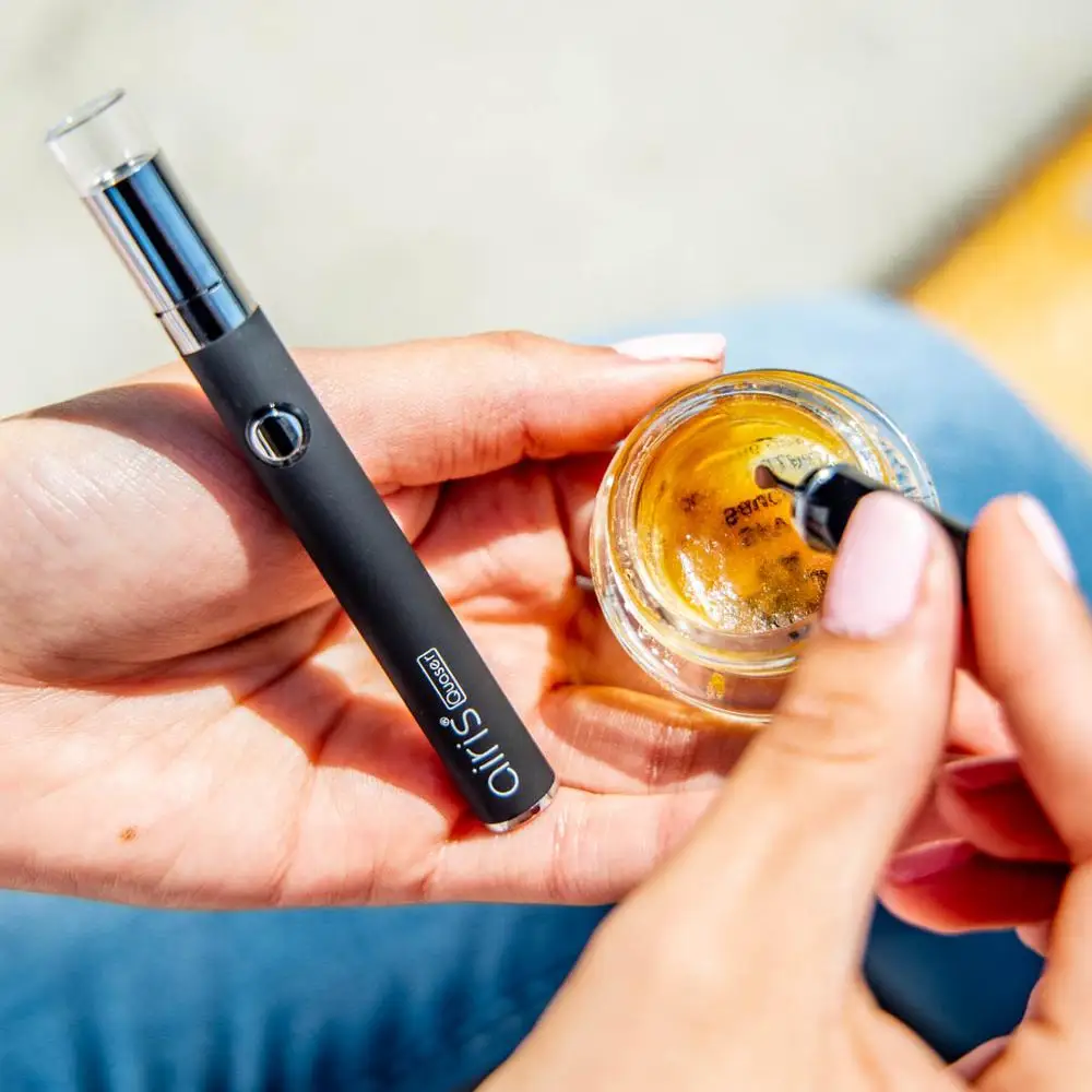 AIRISTECH airis Quaser восковой испаритель Dab Vape ручка комплект с окном кварцевый