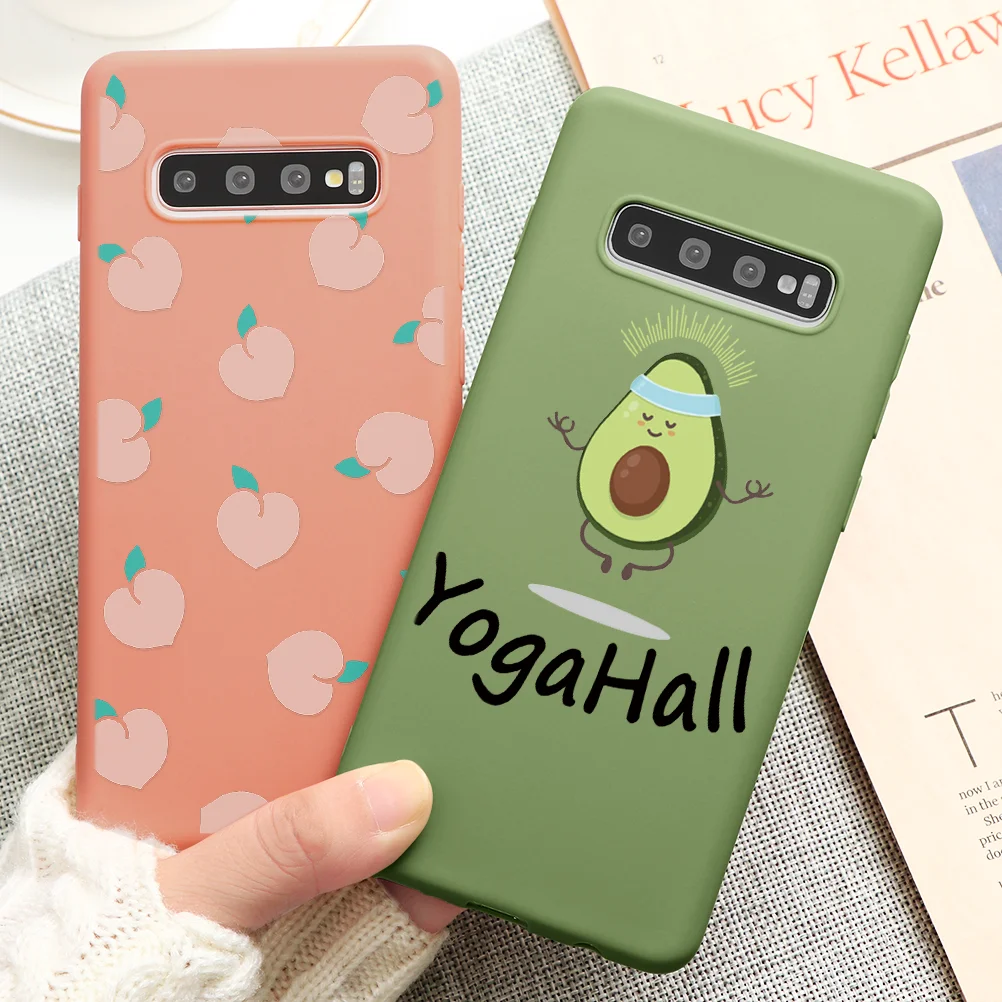 Чехол из ТПУ с фруктами для Samsung A51 A71 A50 A70 A50S A30 A40 A20 A60 A10S S20 Ultra S10 S8 Plus S7 S6 Edge чехол