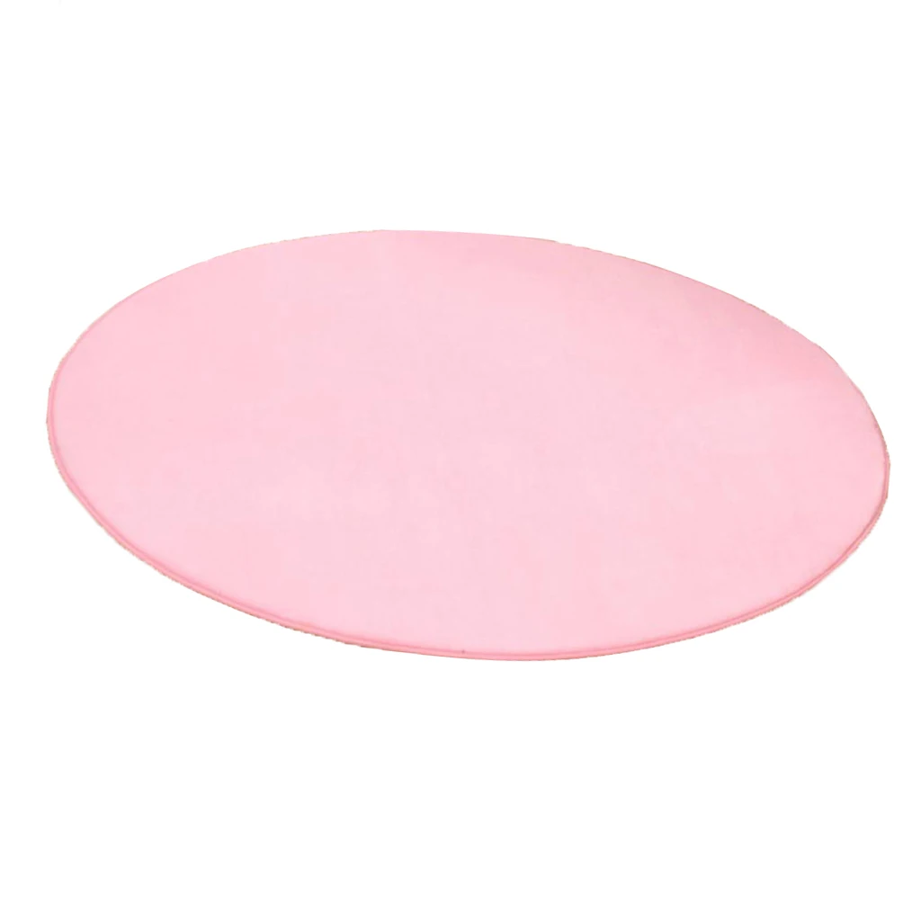 100cm Round Soft Play Mat Pad Kids Indoor Playhouse Tent Carpet Rug Pink