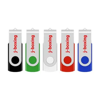 J-boxing 32 GB USB Flash Folding Pendrive Swivel Flash Drive Memory Stick Rotating Flash Disk Thumb Pen Storage for Computer Mac
