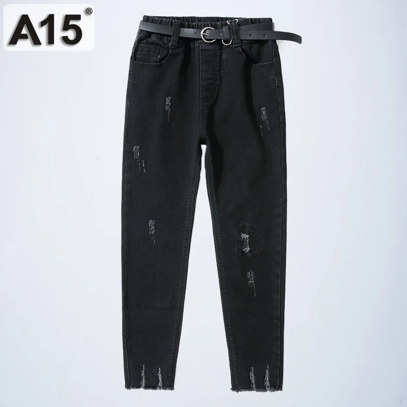 

A15 Boys Jeans Full Length Pants Teenage Girls Jeans Kids Jeans Ripped Trousers Kids Jeans for Girls Size 9 10 12 14 16 Year Old