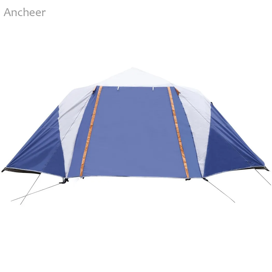 

New High quality Camping Tent 6-8 Person 2-Bedroom Outdoor Automatic Instant Camping Hiking Tent with Shelter