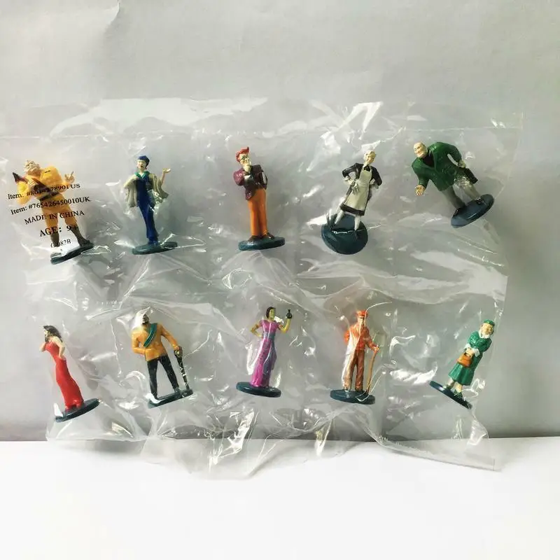 Lot 10X 2002 Clue GAME Suspects Pawns Tokens Movers Characters Figures Parts Toy 