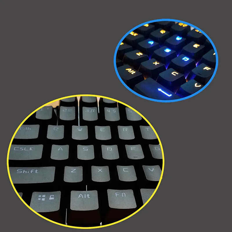 Портативная механическая клавиатура с одной рукой USB Настольный Ноутбук программируемая макро клавиатура подсветка для игр PS