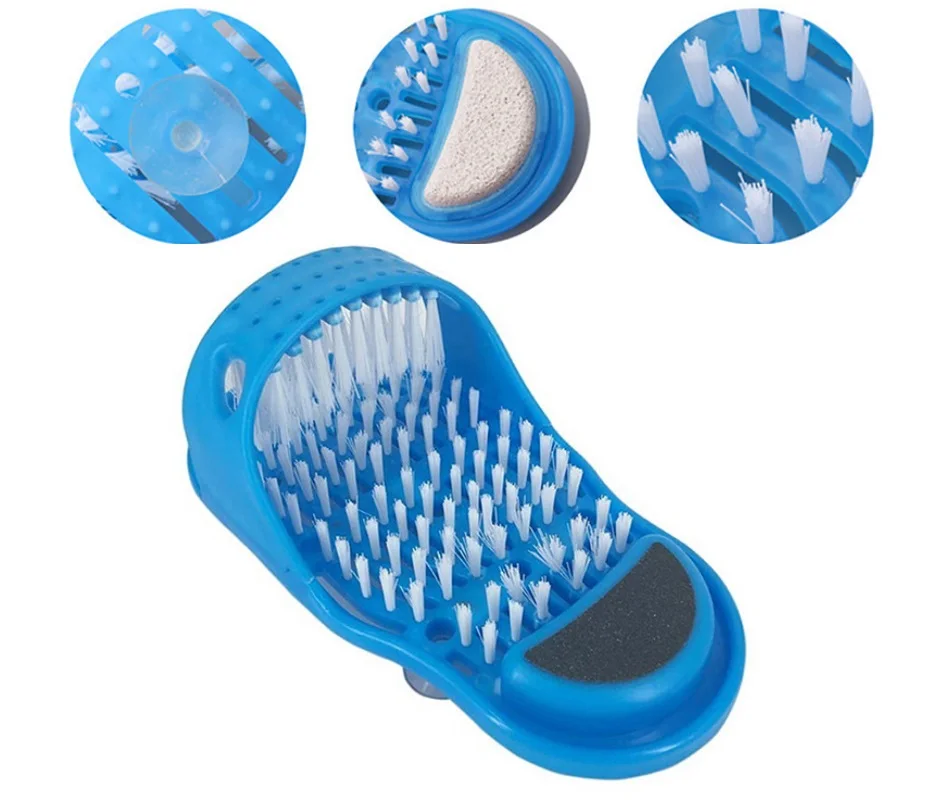 Shower Foot Scrubber Massager Cleaner Spa Exfoliating Washer Wash
