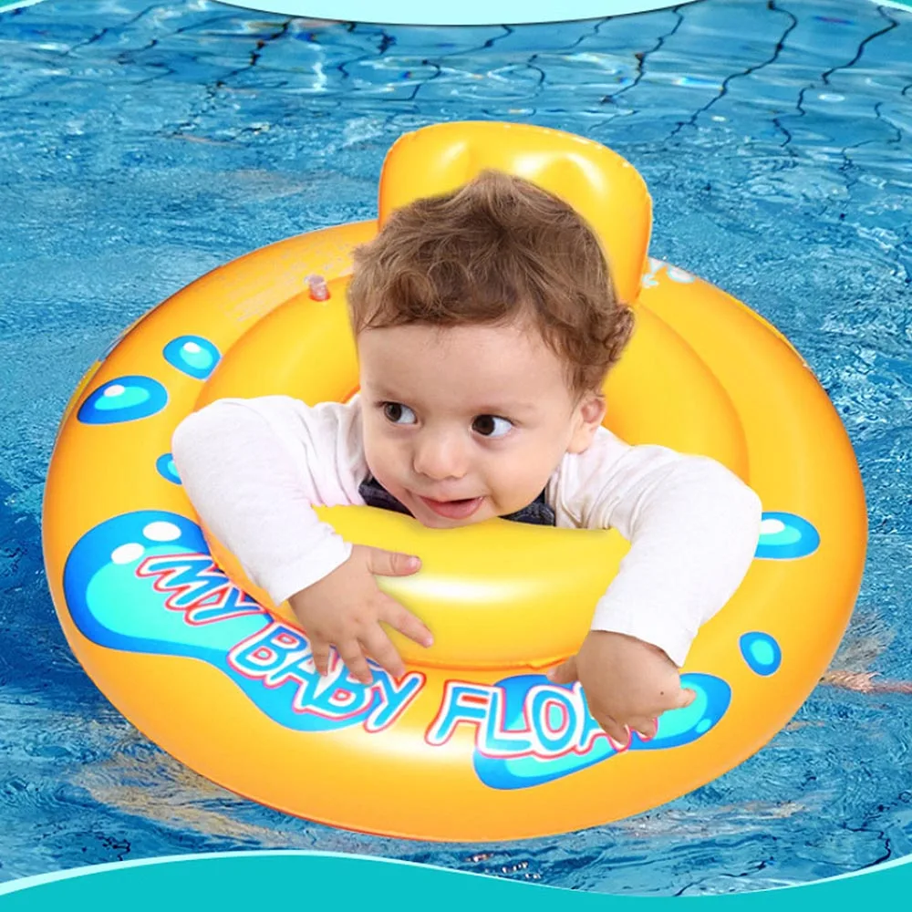

Swimming Ring Thickened Baby Inflatable Double Balloon Baby Float Seat Boat Swimming Ring Toddler Swimming Pool Accessories New