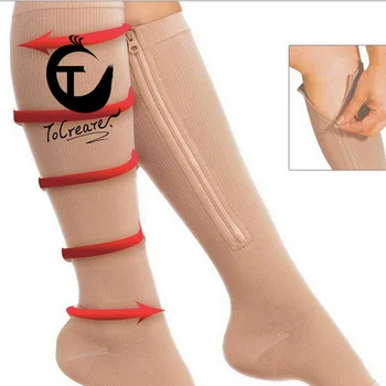 

Factory Direct Socks Movement Compression Stockings Compressed ZIP Socks